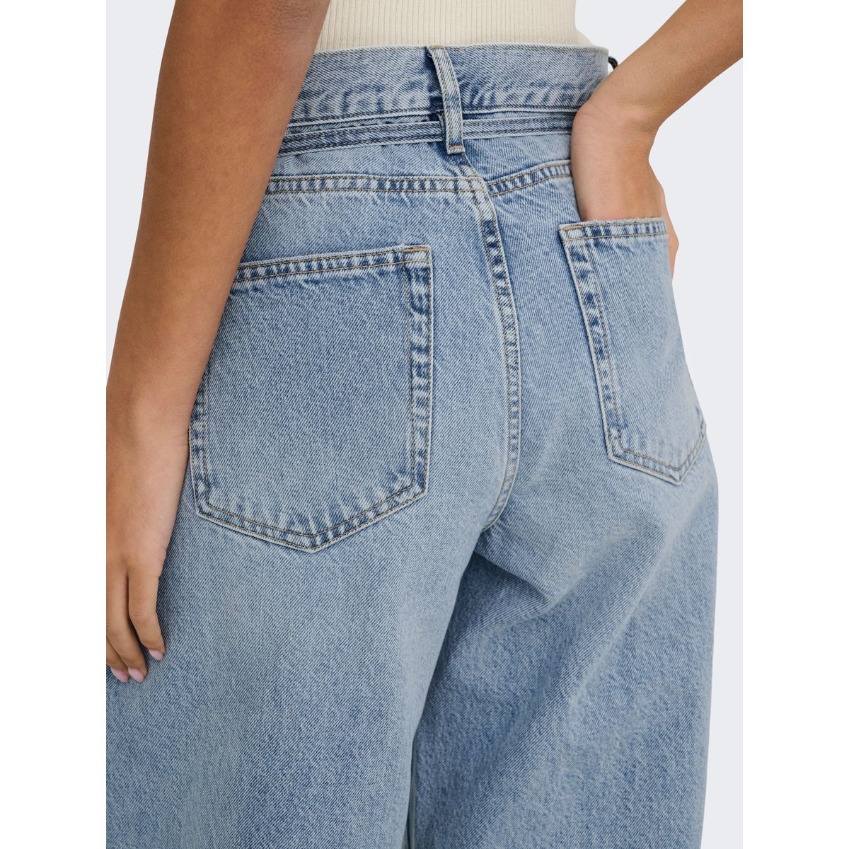 Jean Coupe Droite light blue denim, ONLY