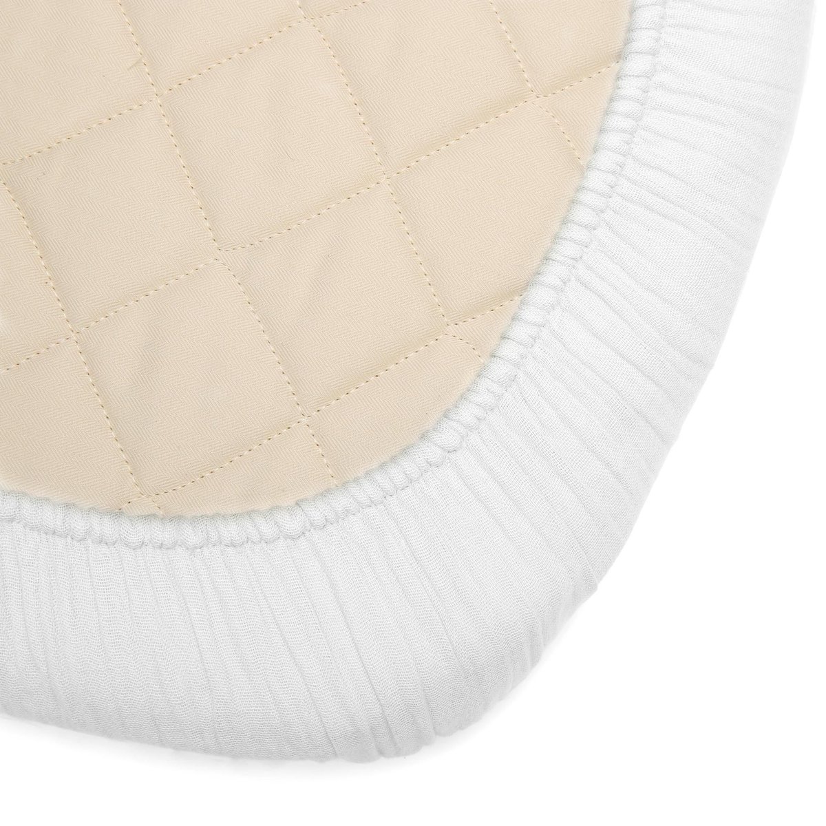 Pack berceau Kumi et matelas + alèse et drap housse blanc couleur unique, CHARLIE CRANE