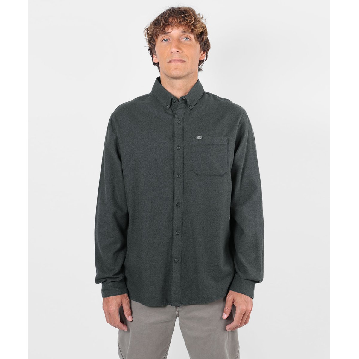 Chemise manches longues HILLTOP pewter, OXBOW