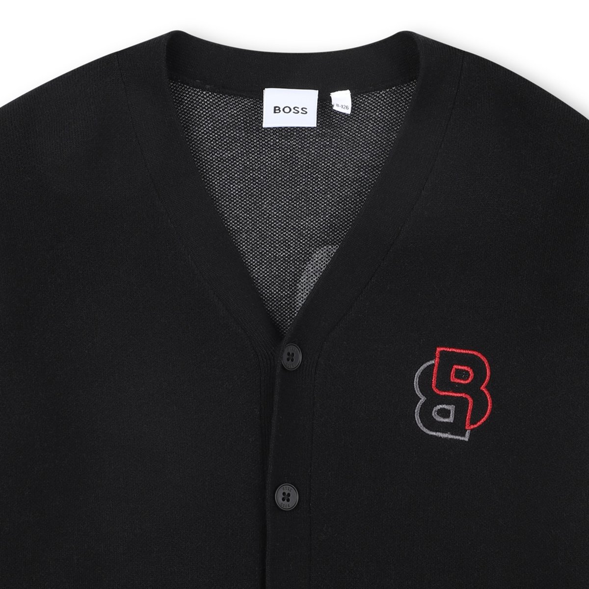 Cardigan en tricot black, BOSS KIDSWEAR