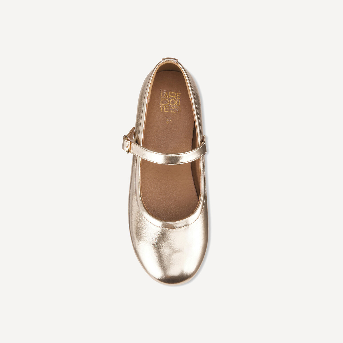 Ballerines dorées à bride doré, LA REDOUTE COLLECTIONS