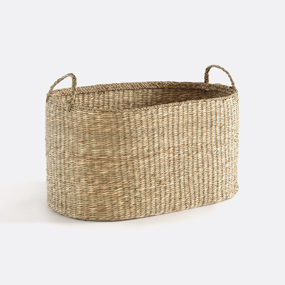 Panier en herbier tressé Dancie naturel, LA REDOUTE INTERIEURS