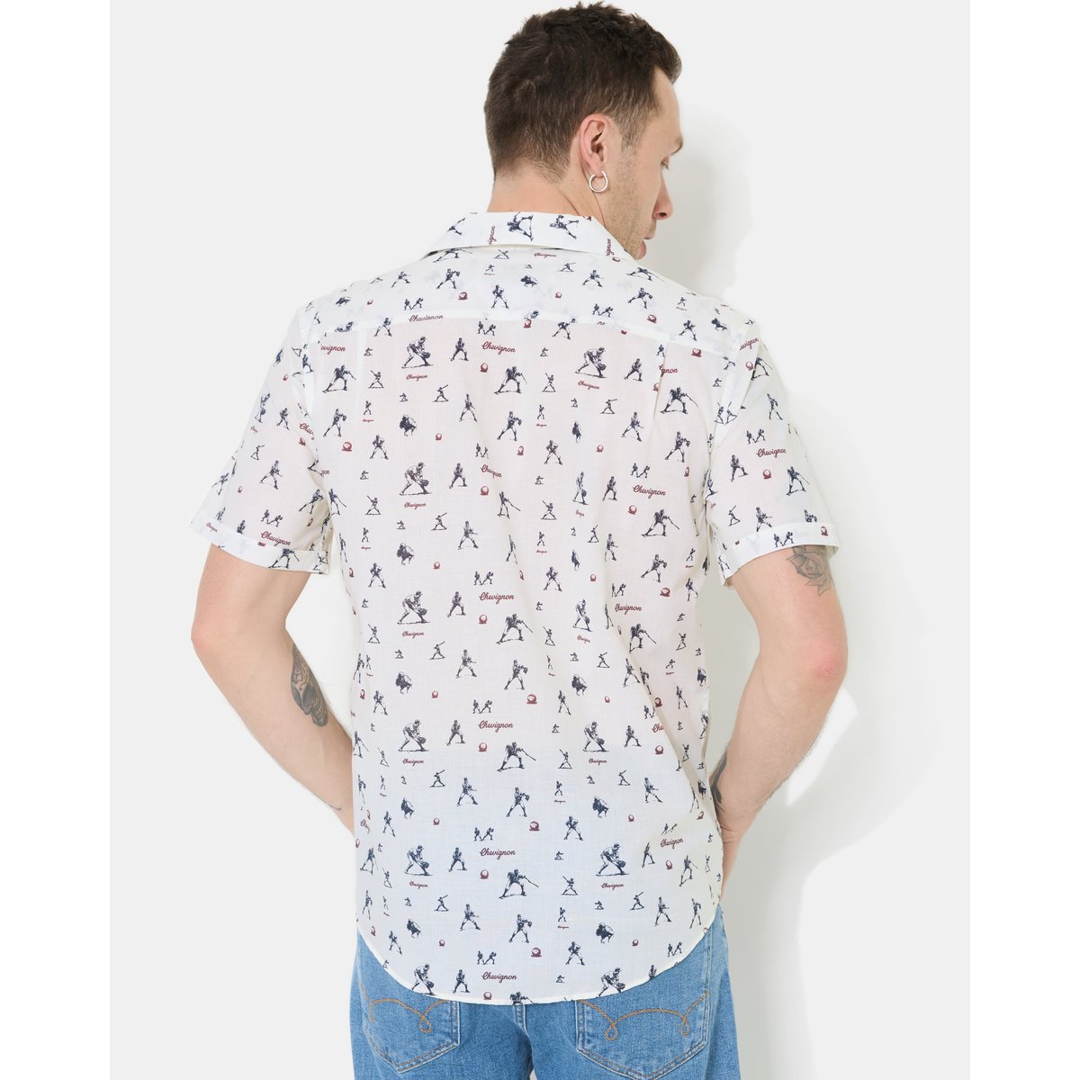 Chemise en coton DAWAI écru, CHEVIGNON