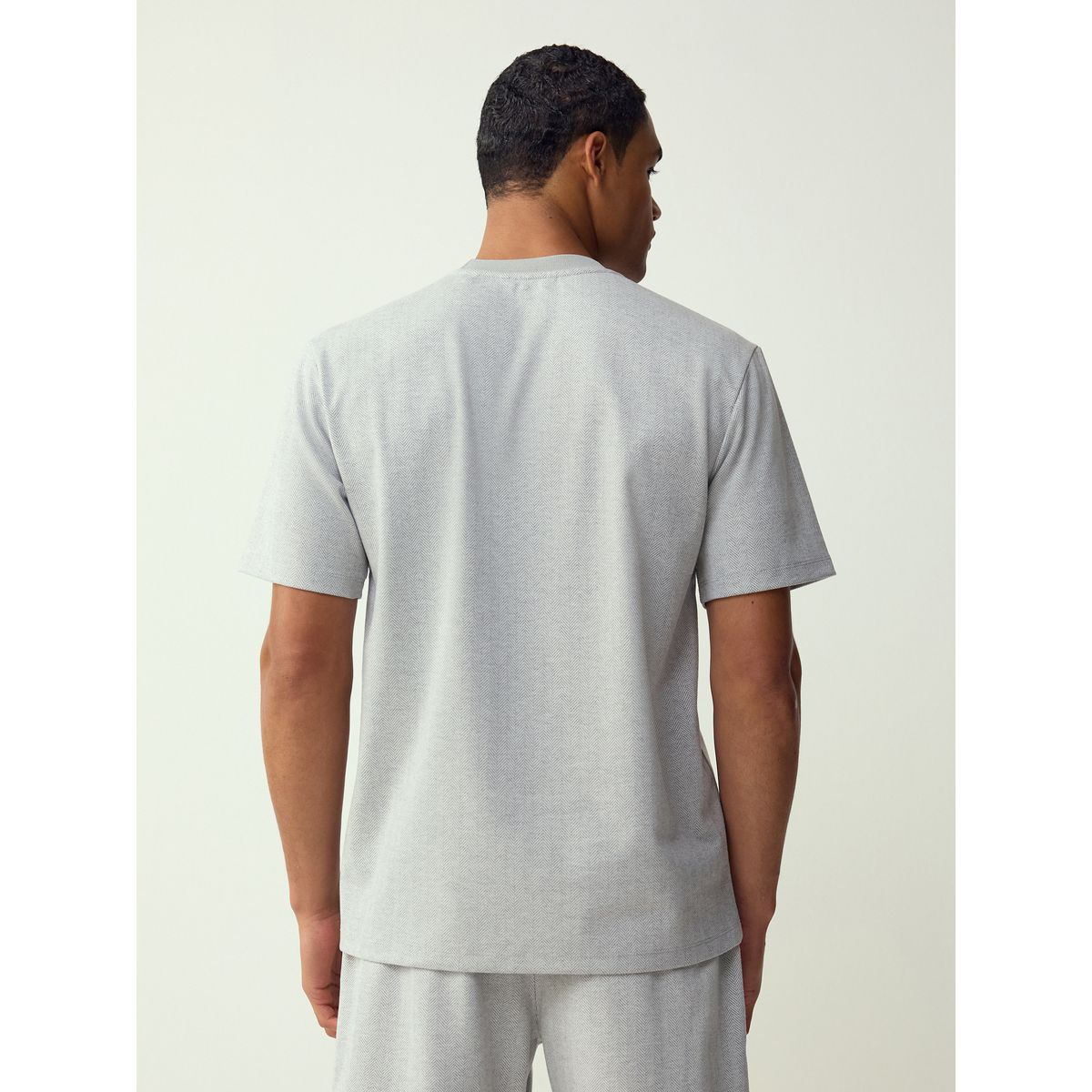 T-shirt standard à chevrons style vintage gris, NEXT