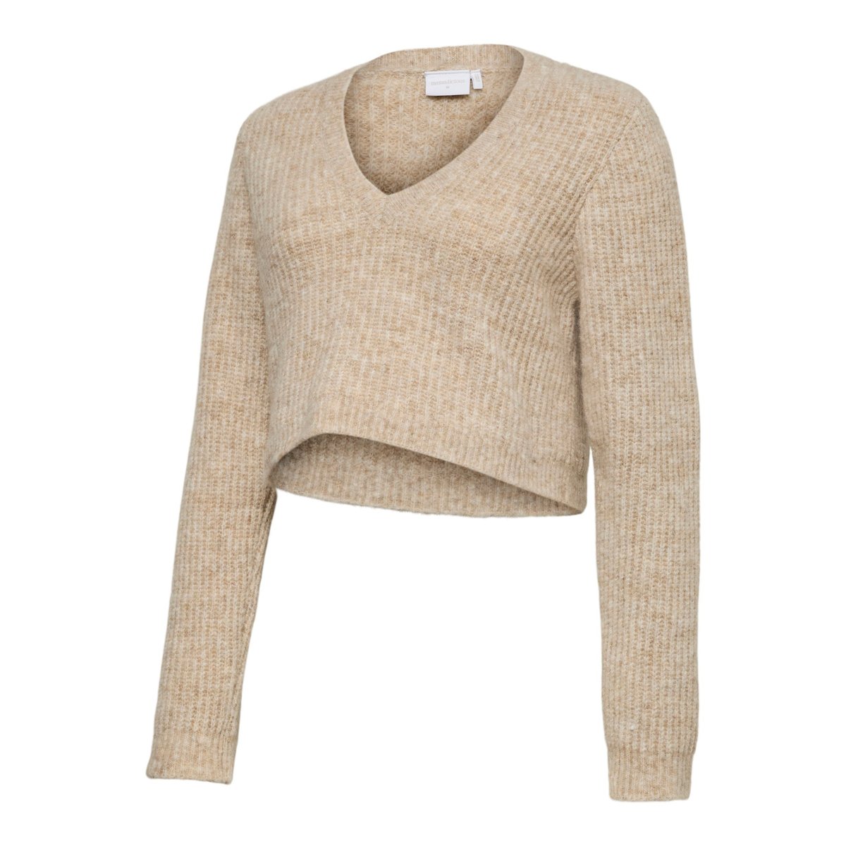 Pull En Maille natural melange, MAMA LICIOUS