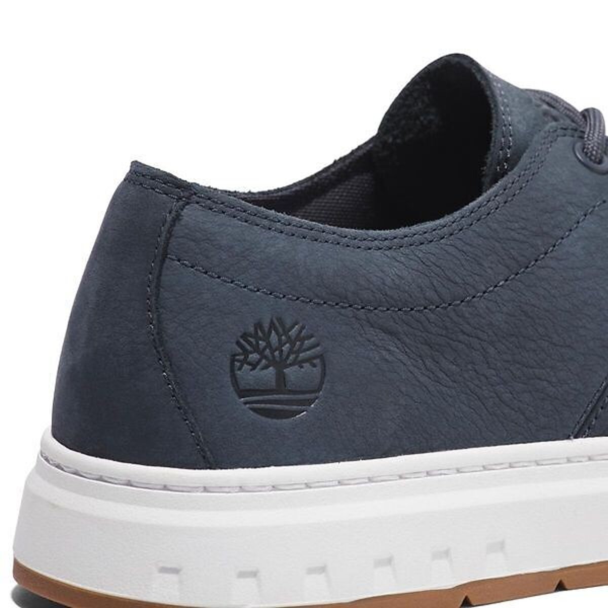 Baskets basses en cuir nubuck Maple Grove Low bleu, TIMBERLAND
