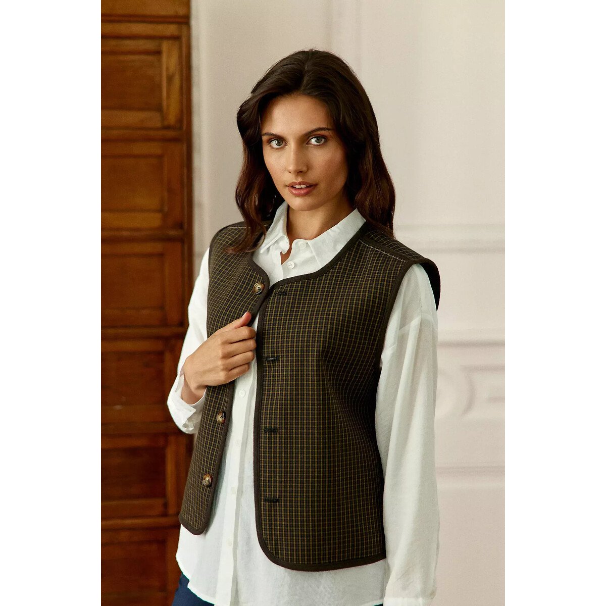 Veste sans manches, réversible, VINKO marron, LA PETITE ETOILE