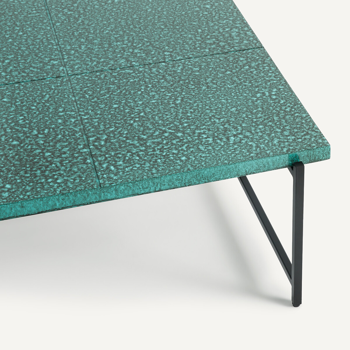 Polystone lage tuintafel Aelio teal groen, AM.PM