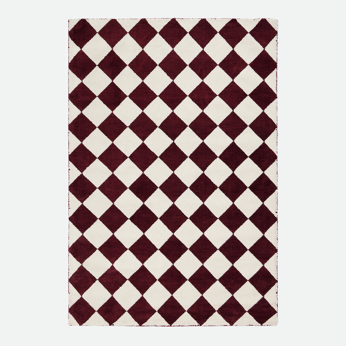 Tapete, motivo de losangos, BLOVA bordeaux, LA REDOUTE INTERIEURS