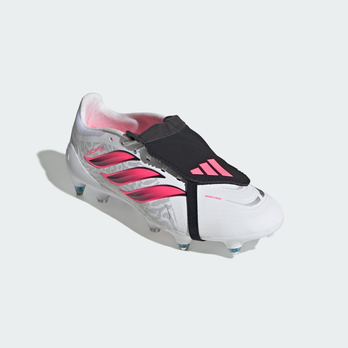 Predator League Fold-Over Tongue Soft Ground Football Boots Predator League Fold-Over Tongue Soft Ground Football Boots cloud white / solar turbo / core black, adidas Performance