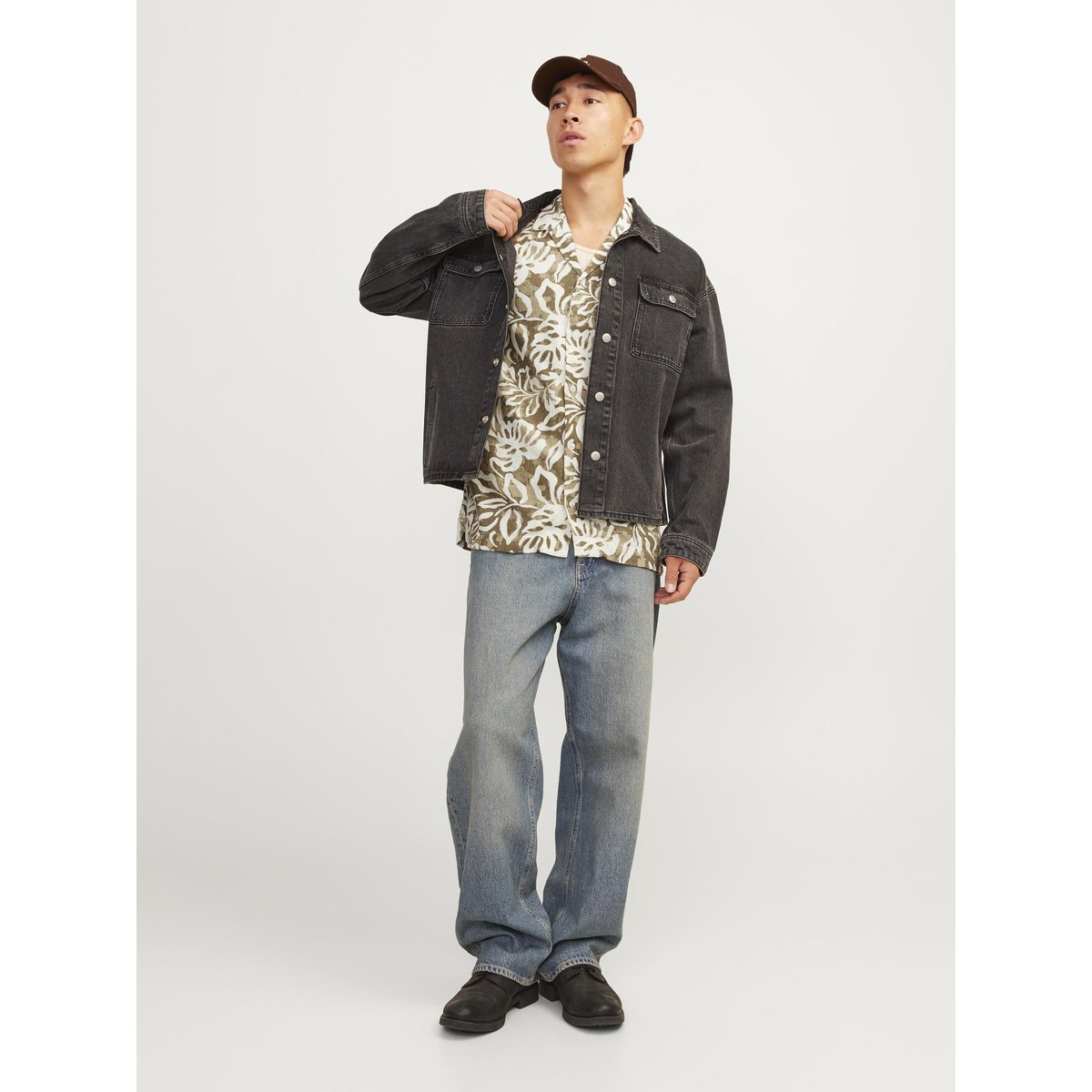 Chemise marron - tannin, JACK & JONES