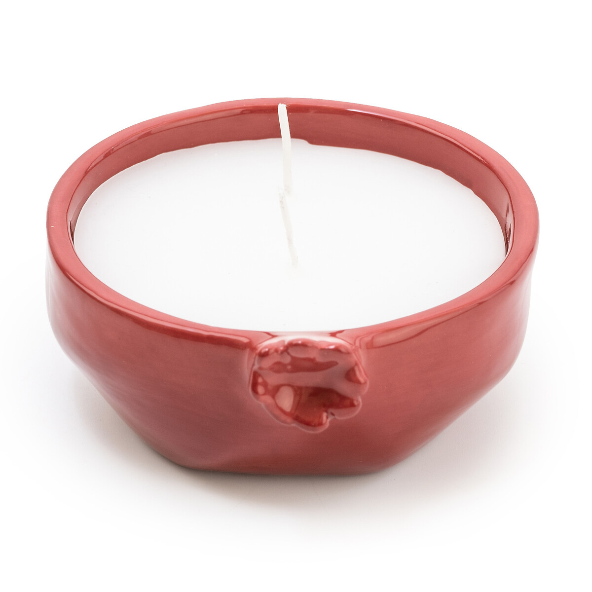 Ceramic Pomegranate Candle red, SO'HOME