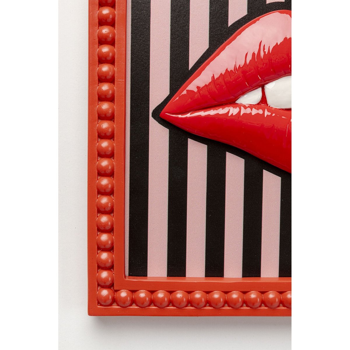 Tableau lèvres lignes rouge, KARE DESIGN