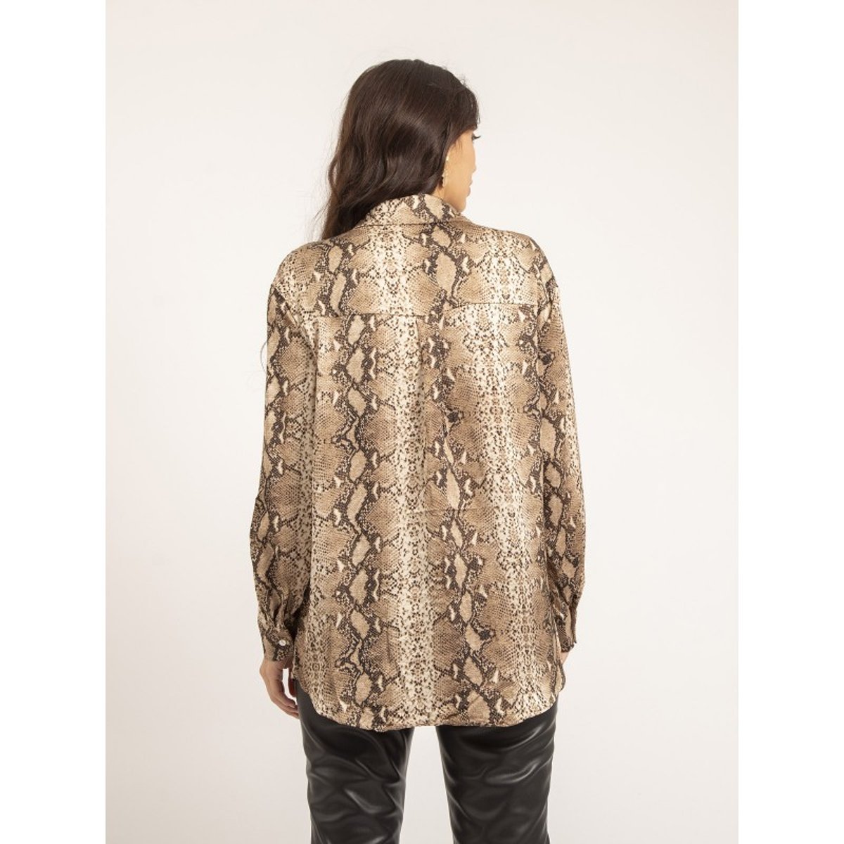 Chemise Motifs Otarina beige, DONA LISA