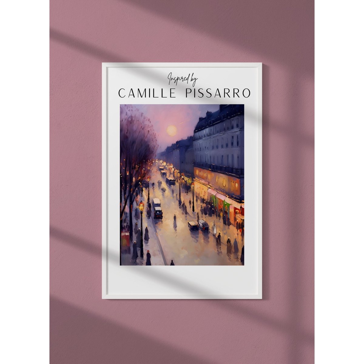 Affiche Camille Pissarro n°13 blanc, L'AFFICHERIE