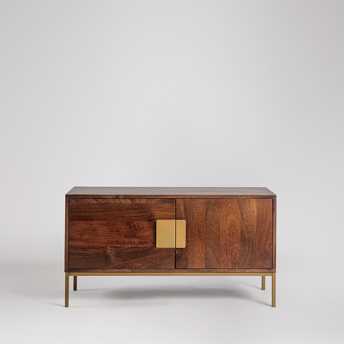 Banner Mango Wood 2 Door Media Unit natural wood, SWOON