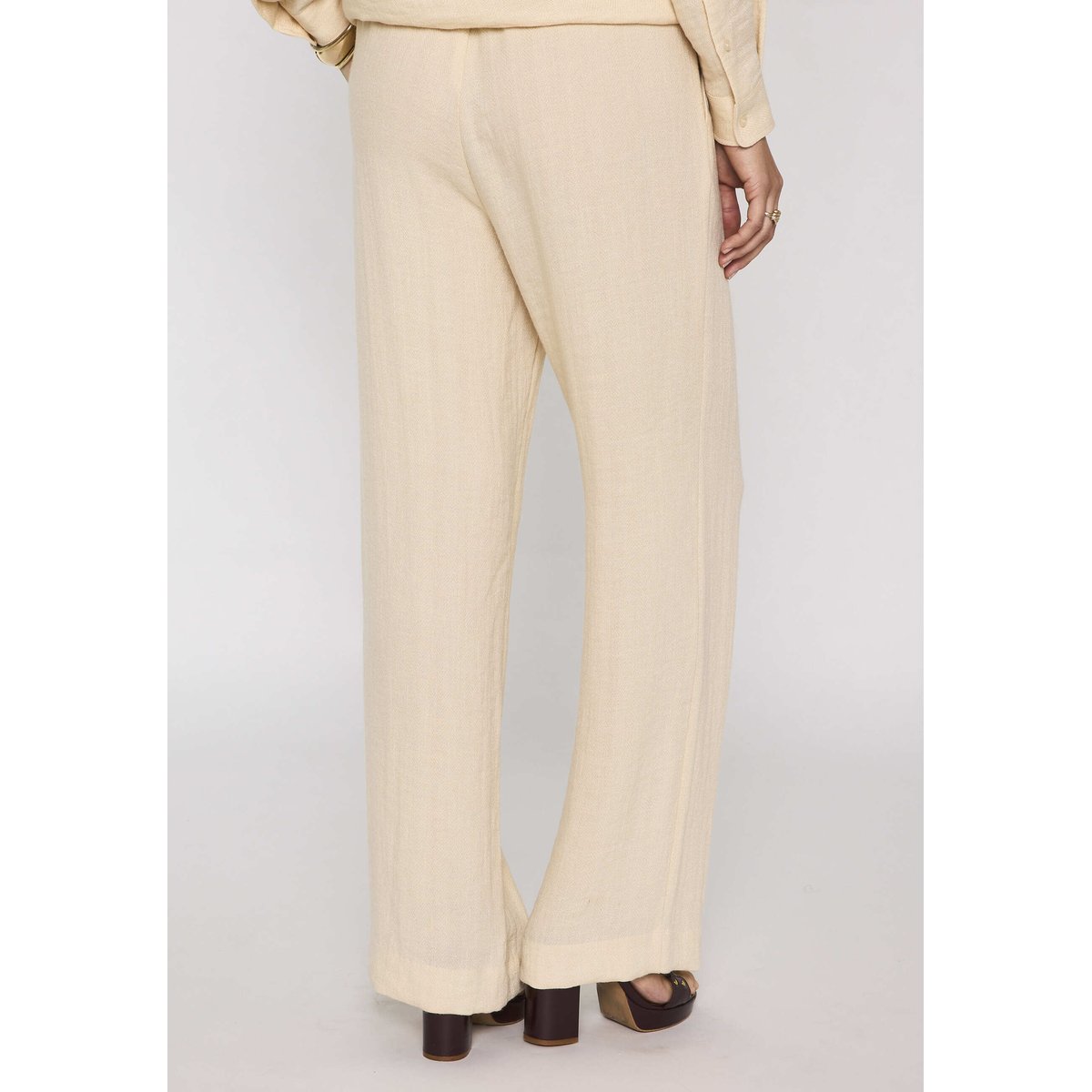 Pantalon large TESSA creme, Maison 123
