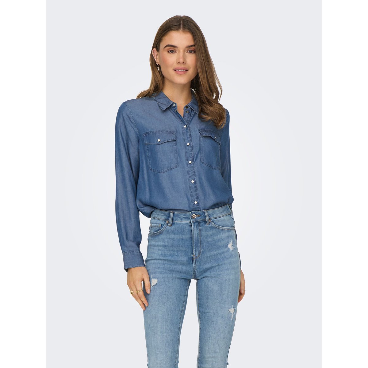 Chemise medium blue denim, JDY