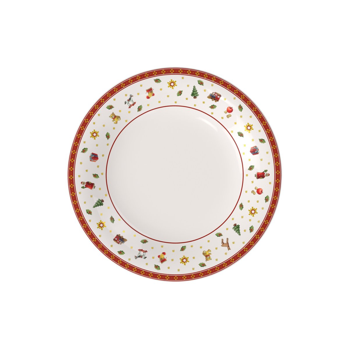 Assiette Plate TOY'S DELIGHT rouge, VILLEROY & BOCH