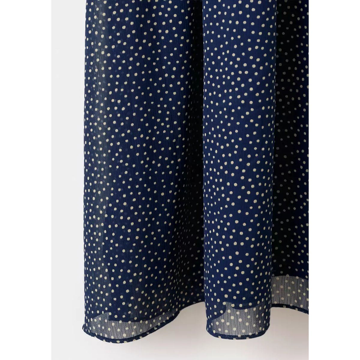 Robe halter à pois bleu, MANGO