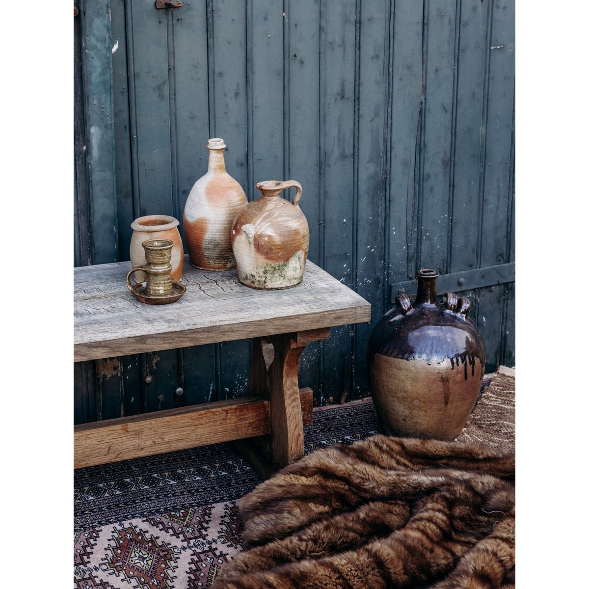 Table basse en bois Léonie N°119 - Bon état bois, DEBONGOUT