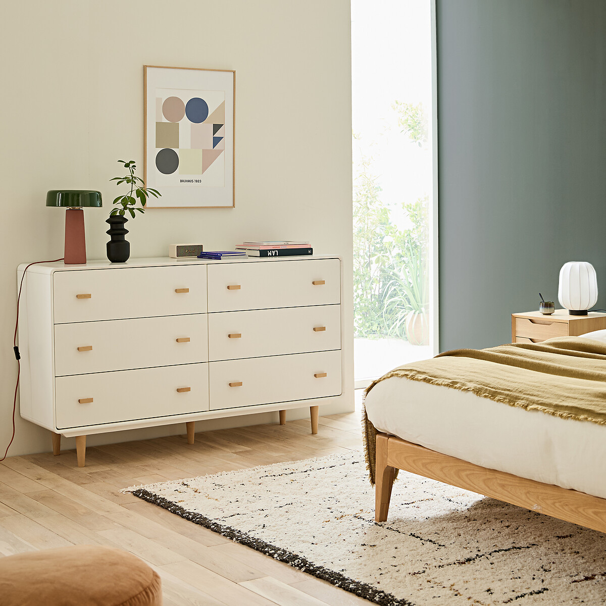 Kommode JIMI, 6 Schubladen weiss, LA REDOUTE INTERIEURS