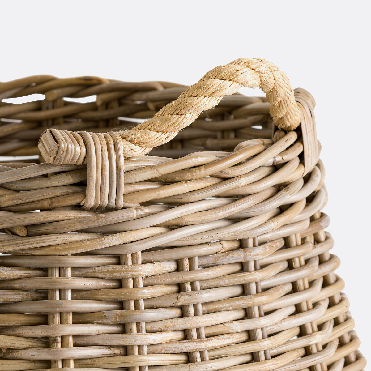Panier de rangement, Armaure rotin naturel, LA REDOUTE INTERIEURS