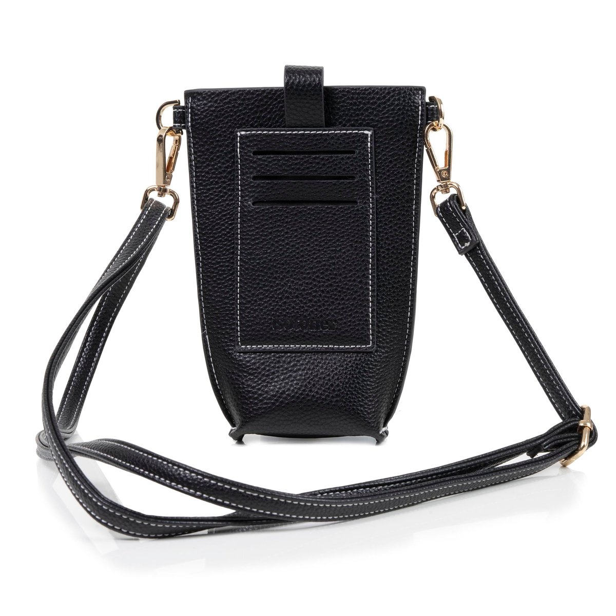 Porte-téléphone protection rfid anti-piratage de carte noir noir, ISOTONER