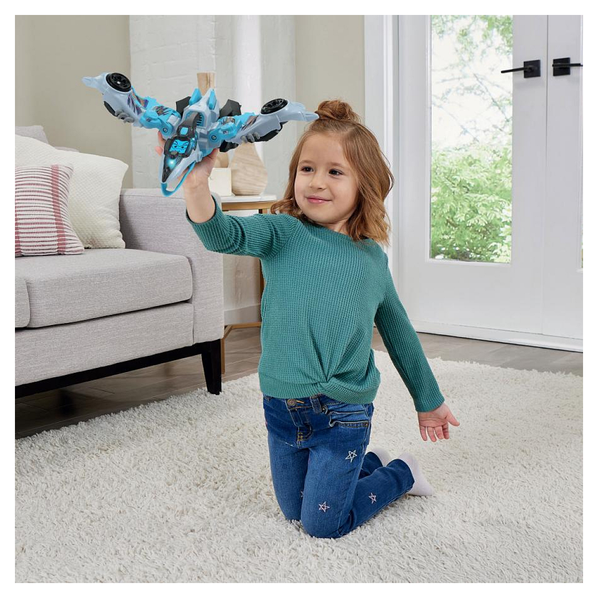 Switch  and  go dinos - steel, le super pterodactyle bleu, VTECH