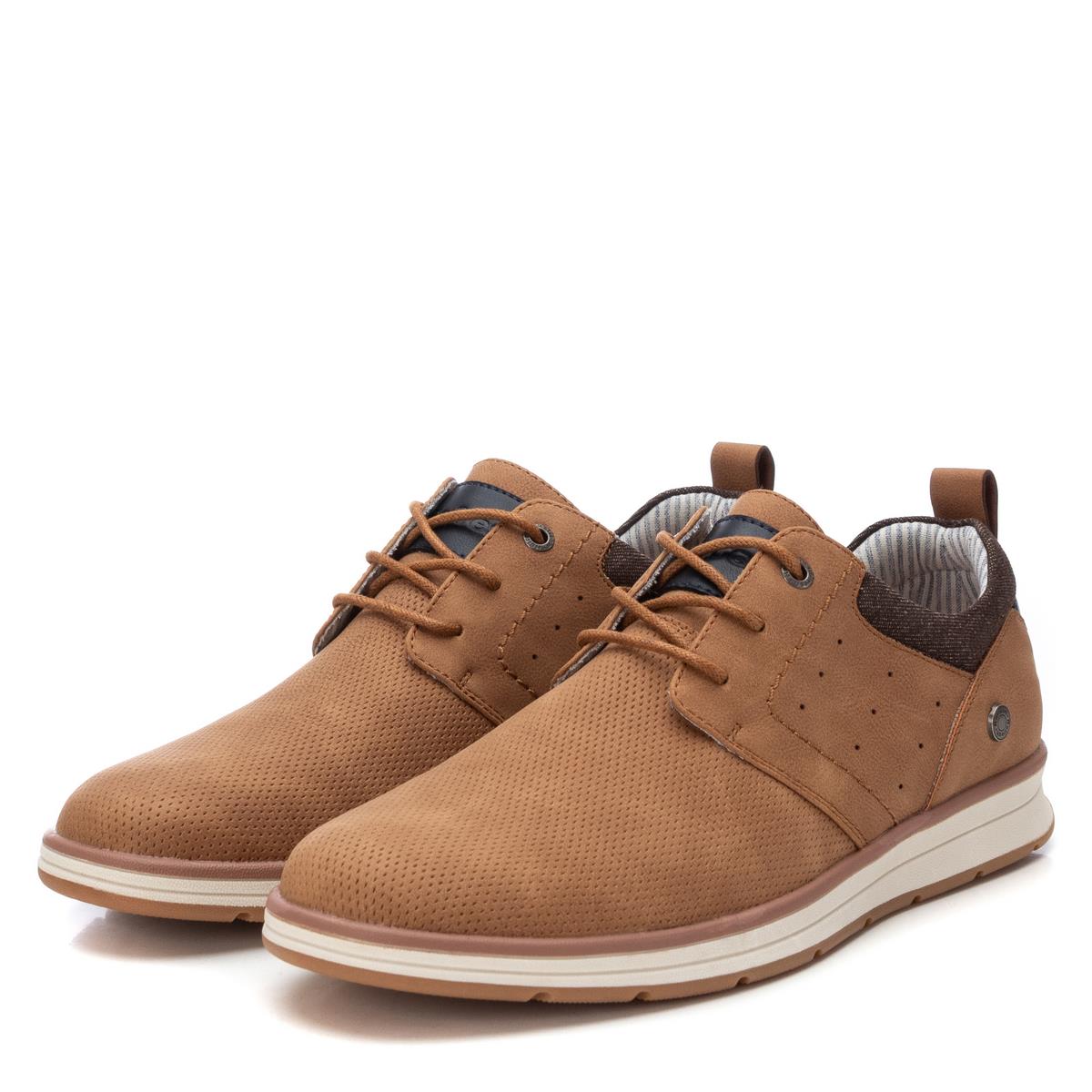 Chaussure Plaine Décontractée Lacets camel, REFRESH