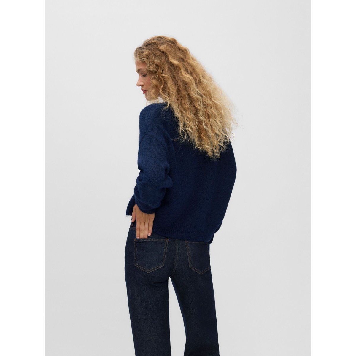 Pull En Maille navy blazer 1, VERO MODA