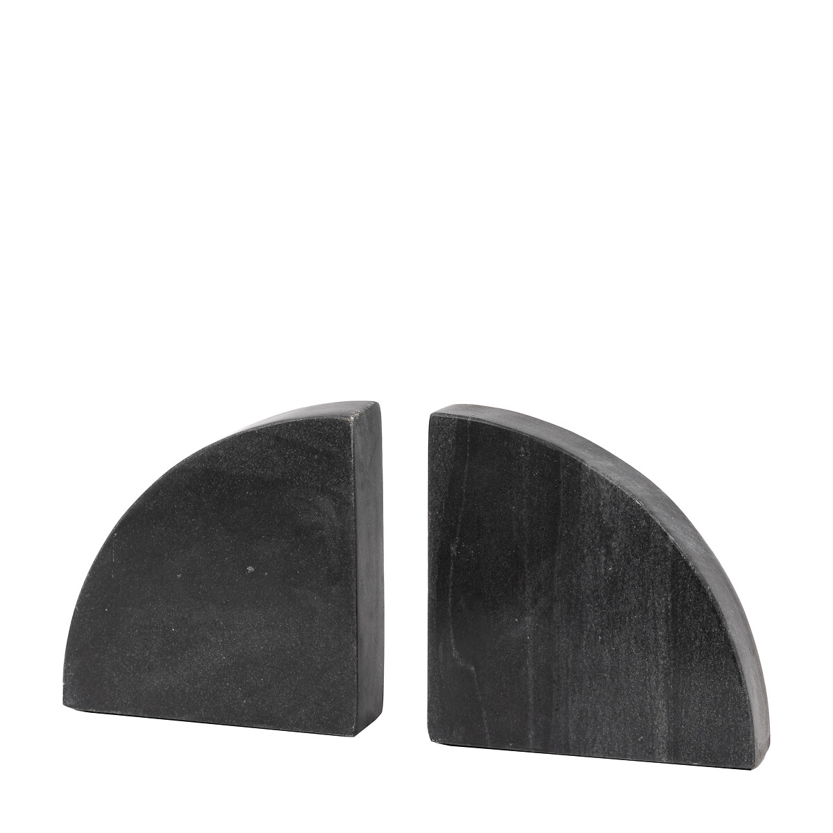 Set of 2 Tamera Marble Bookends grey, ÉDITÉ
