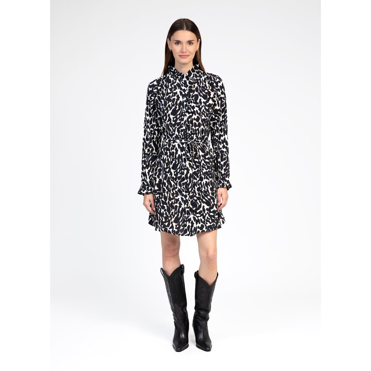 Robe Courte MADORY bongo noir, AN'GE