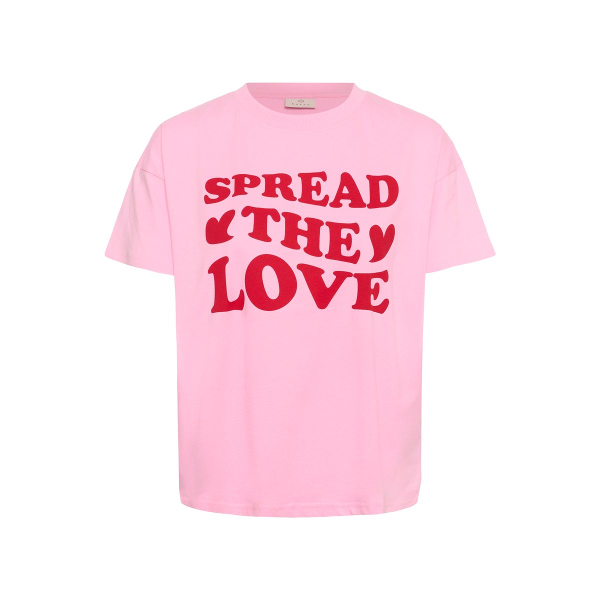 T-shirt rose pink frosting, KAFFE
