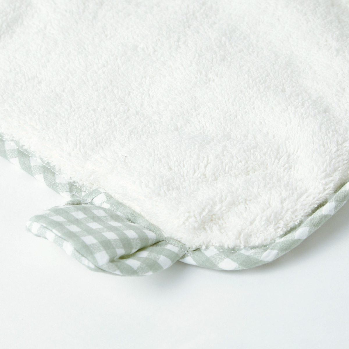 Tapis à langer de voyage coton bio OLIVE vert, LITTLE CREVETTE