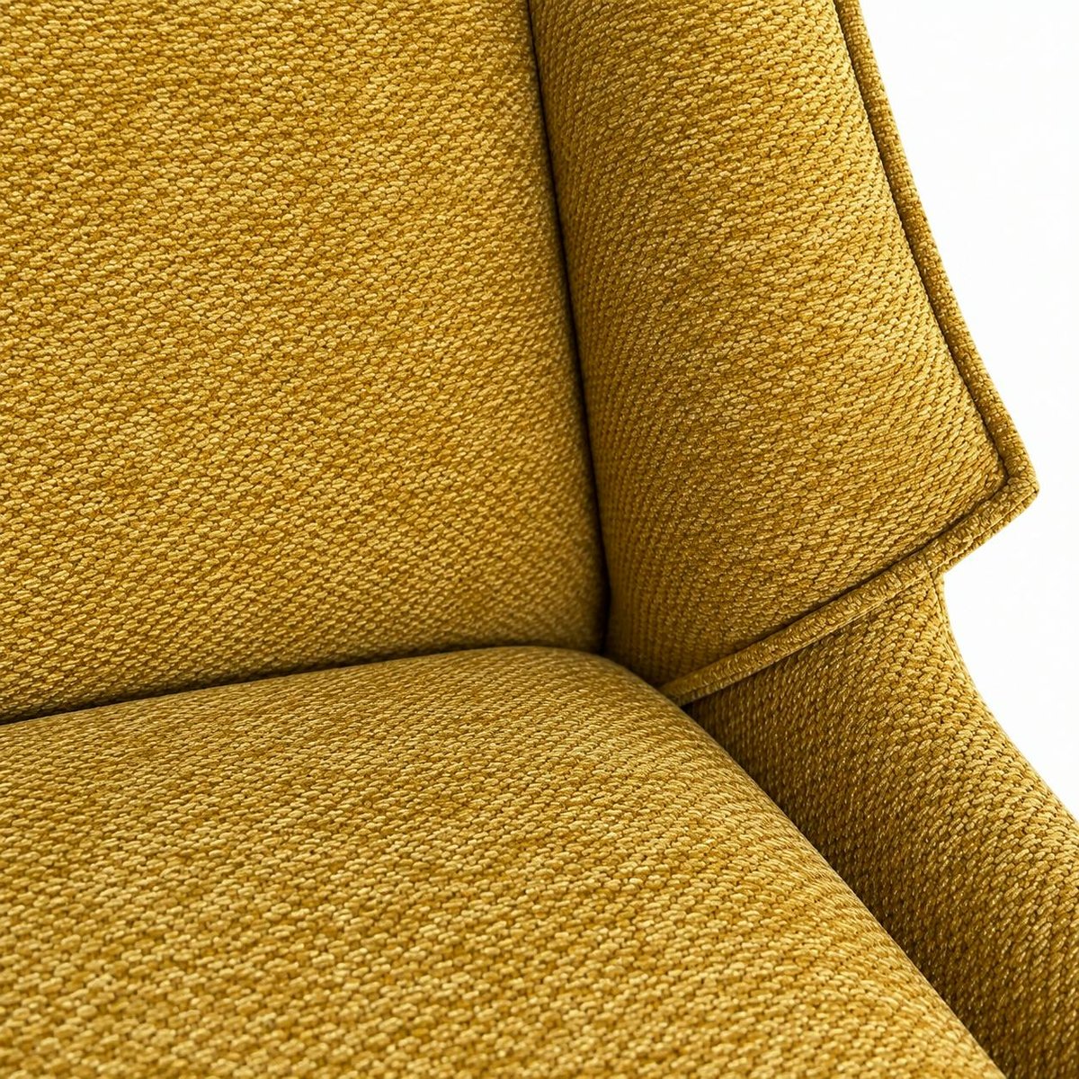 Chaise design tissu microfibre moutarde (lot de 2) IENA moutarde, PIER IMPORT