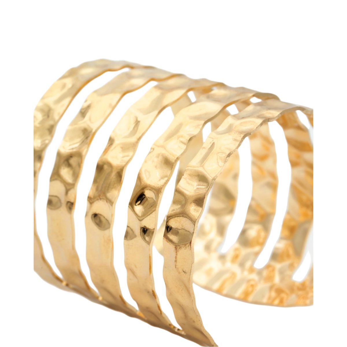 Bracelet manchette réglable avec placage d'or dorado, THE-ARE