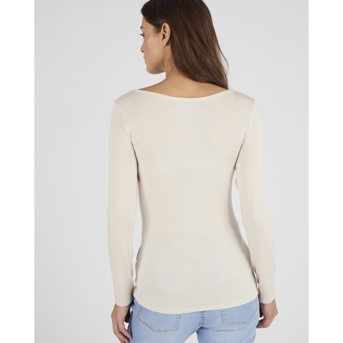 T-shirt manches longues Thermolactyl degré 2 rose sable, DAMART