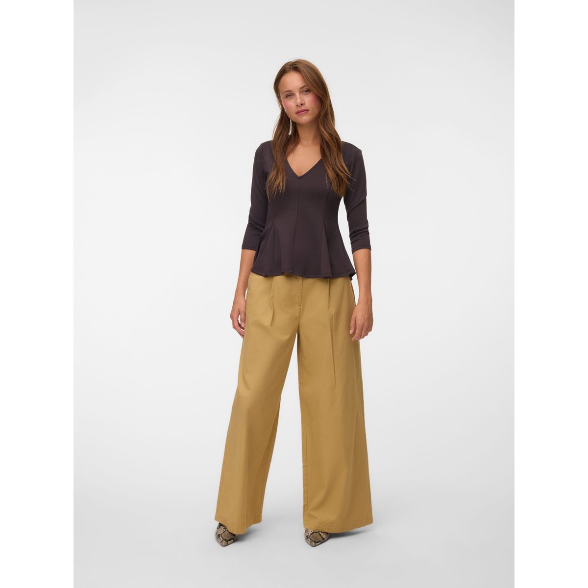 Top marron - chocolate torte 1, VERO MODA