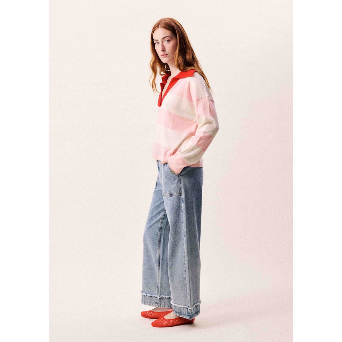 Pull HYDRALIS rose, FRNCH