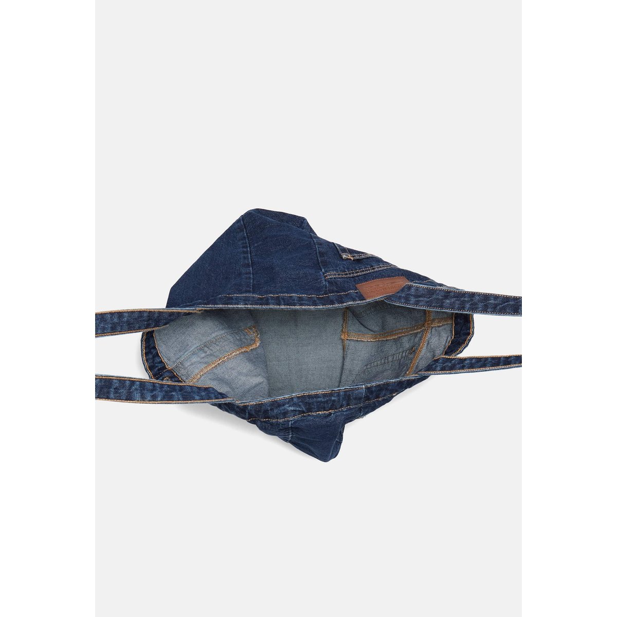 Sac Fourre-Tout En Jean bleu foncé, GUESS JEANS