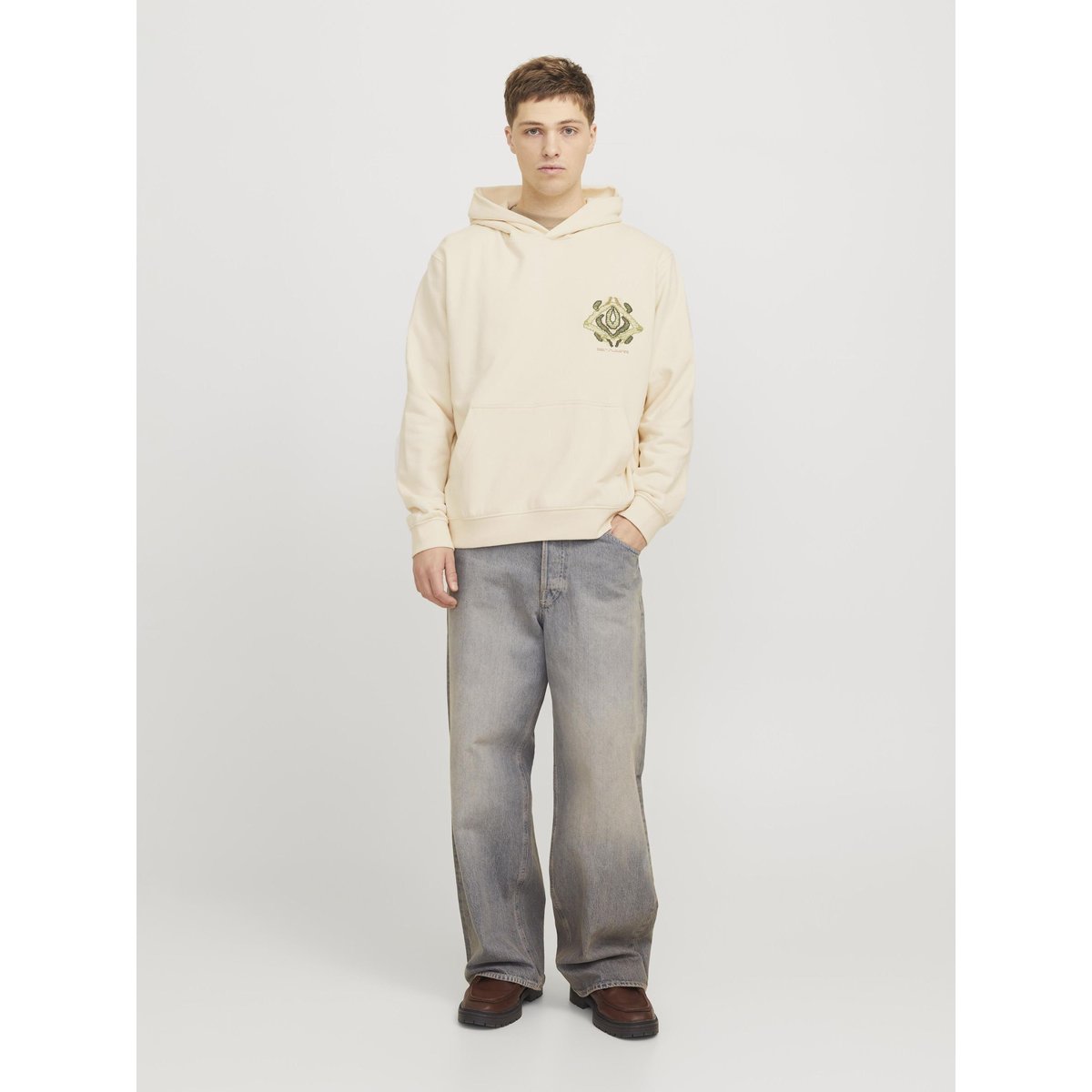 Sweat À Capuche antique white, JACK & JONES