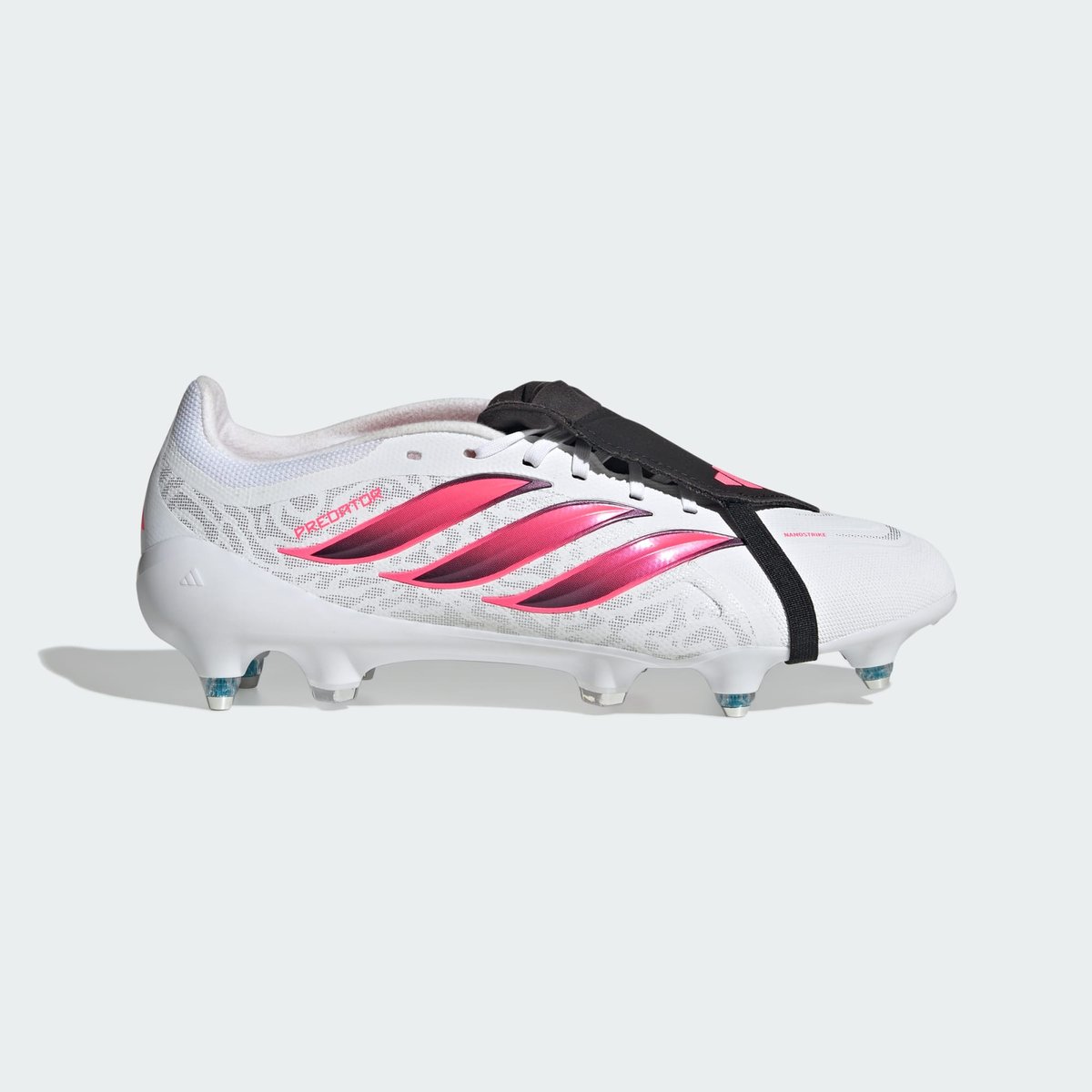 Predator League Fold-Over Tongue Soft Ground Football Boots Predator League Fold-Over Tongue Soft Ground Football Boots cloud white / solar turbo / core black, adidas Performance