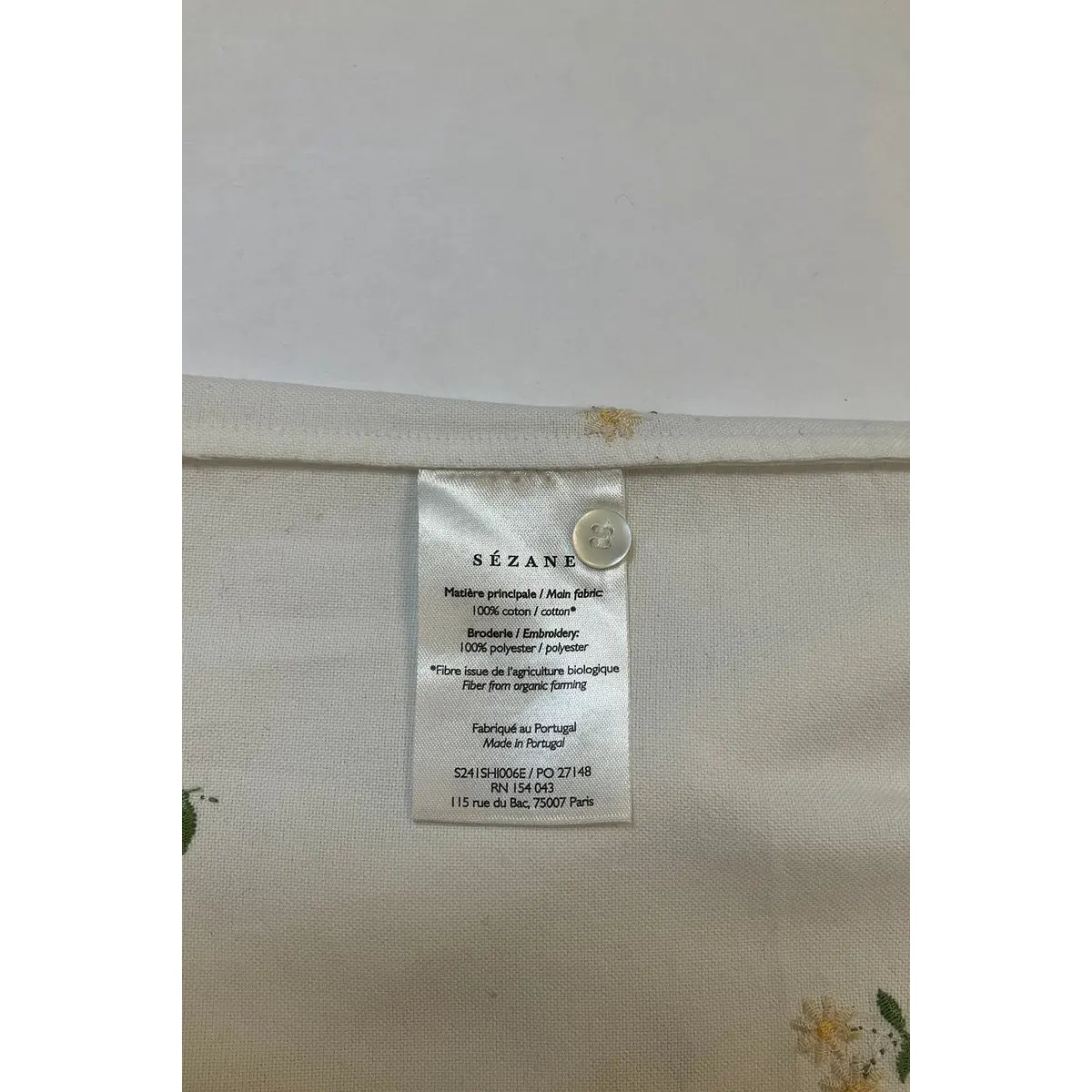 Chemise - Très Bon État blanc, SEZANE