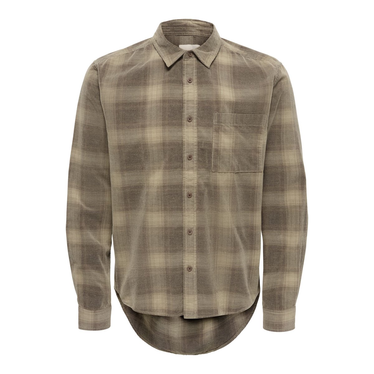 Chemise marron - soft silt 1, ONLY & SONS