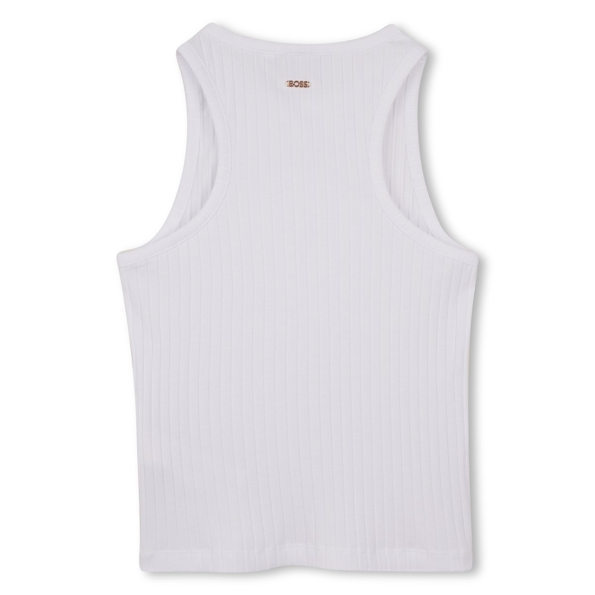 Débardeur avec plaque métal blanc, BOSS KIDSWEAR