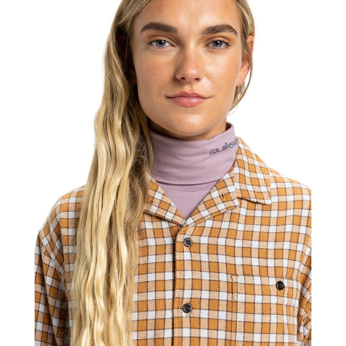 Chemise manches longues PENAREK marron chocolate brown penarek, QUIKSILVER