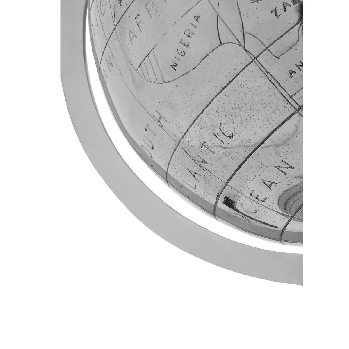 59cm Large Silver Globe silver-coloured, SO'HOME
