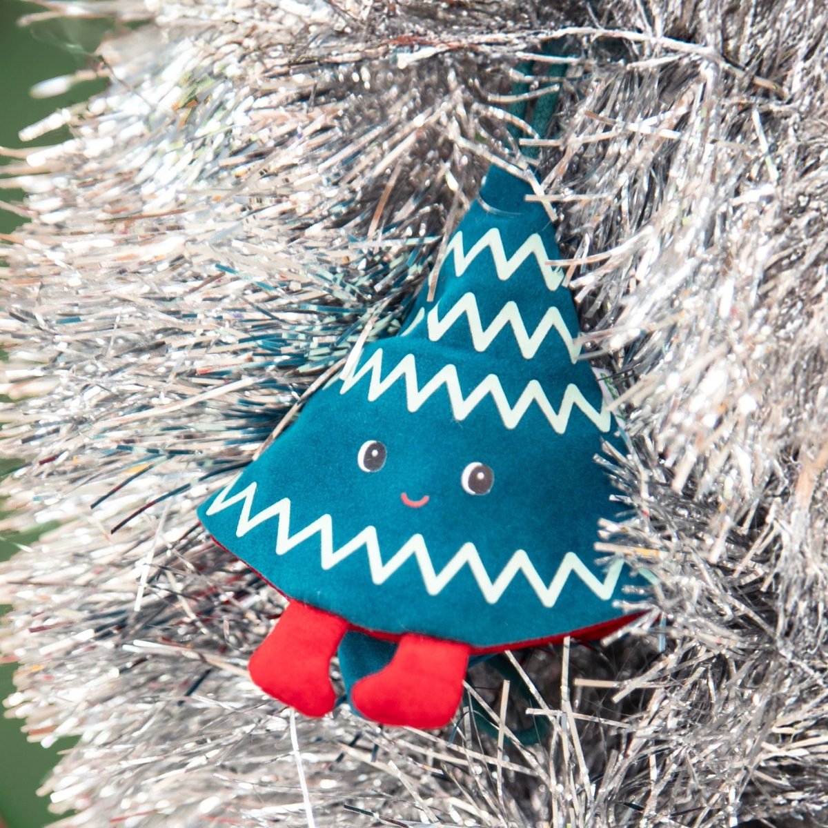 Lutin de Noël à suspendre rouge, bleu, blanc, LILLIPUTIENS