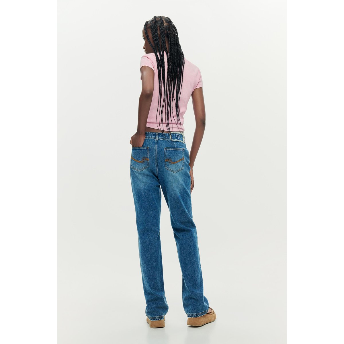 Jean slim bleu, DESIGUAL
